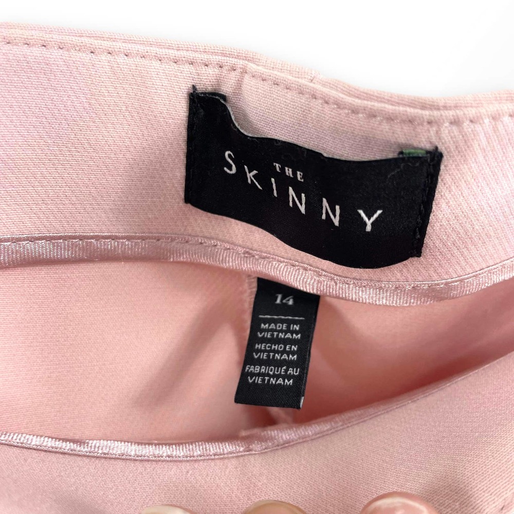 White House Black Market Blush Pink Skinny Pants - Picture 4 of 10